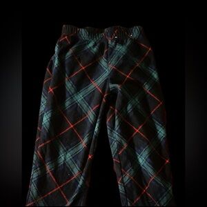 Wondershop Kids Plaid Joggers in Black, Green, and Red